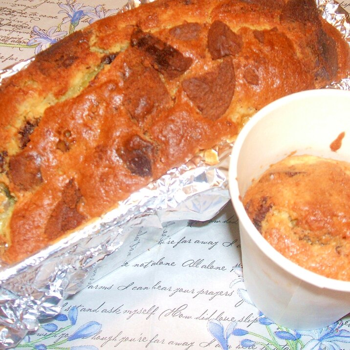 チョコチップクッキーとバナナのパウンドケーキ レシピ 作り方 By グレープアップル 楽天レシピ チョコチップクッキーとバナナのパウンドケーキ レシピ 作り方 By グレープアップル 楽天レシピ